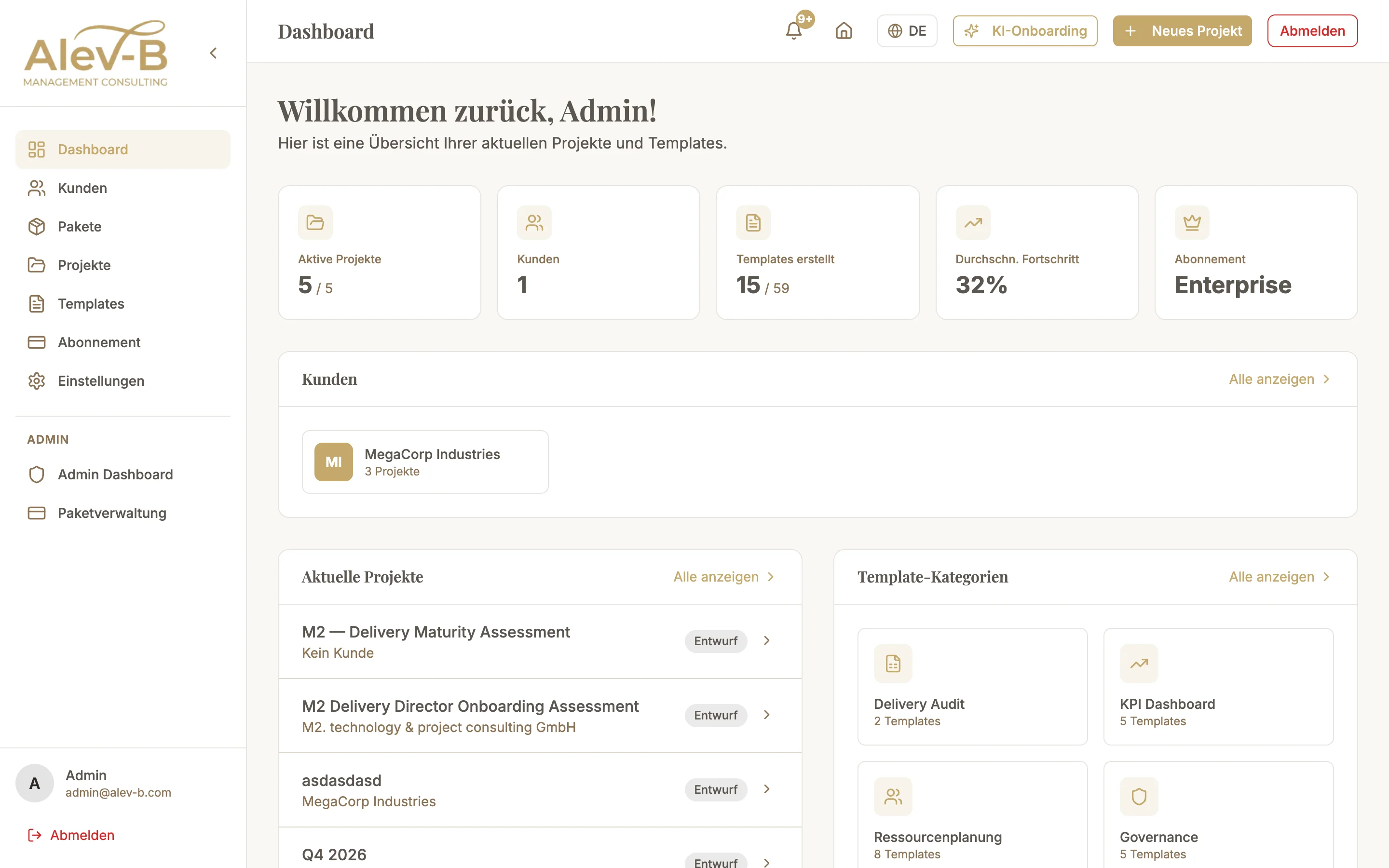 Dashboard Overview