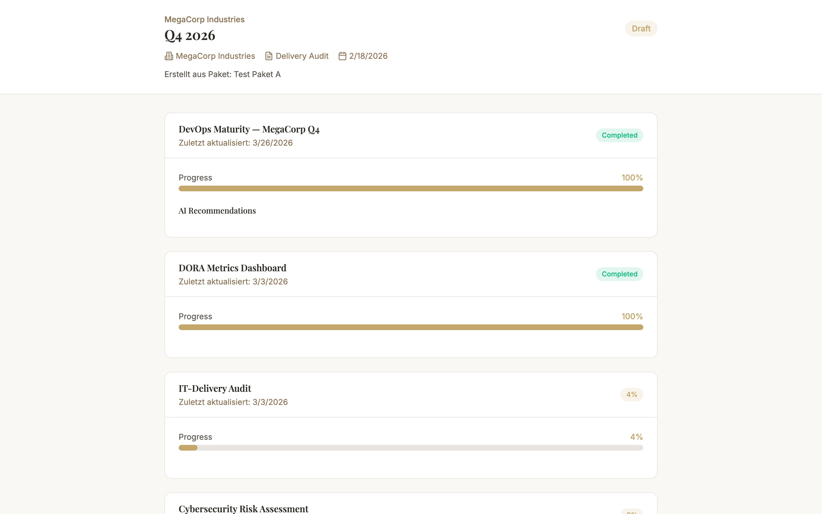 Shared Project View