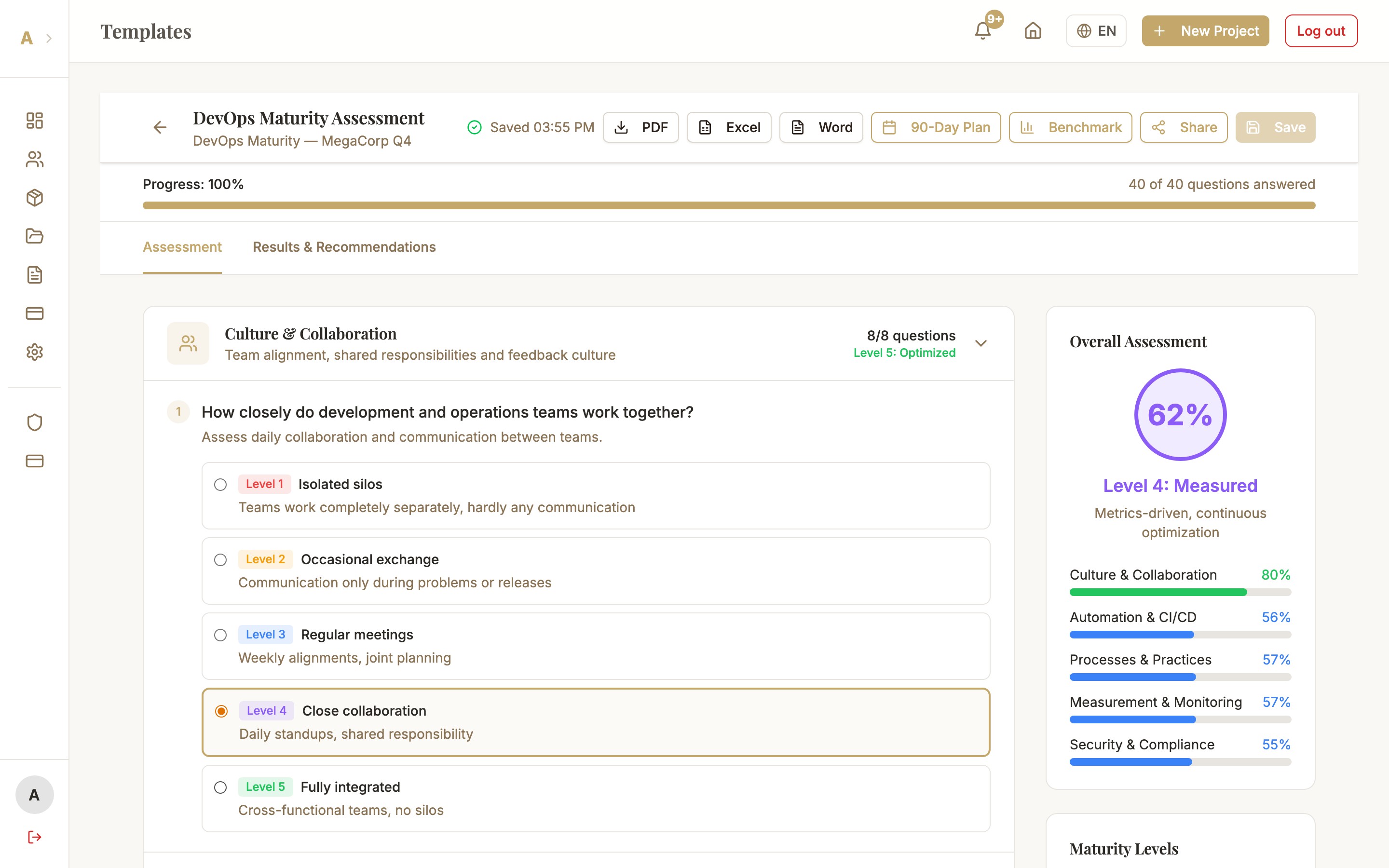 Workspace with AI Chat
